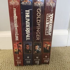 James Bond 007 VHS Collection - Sealed VHS Tapes